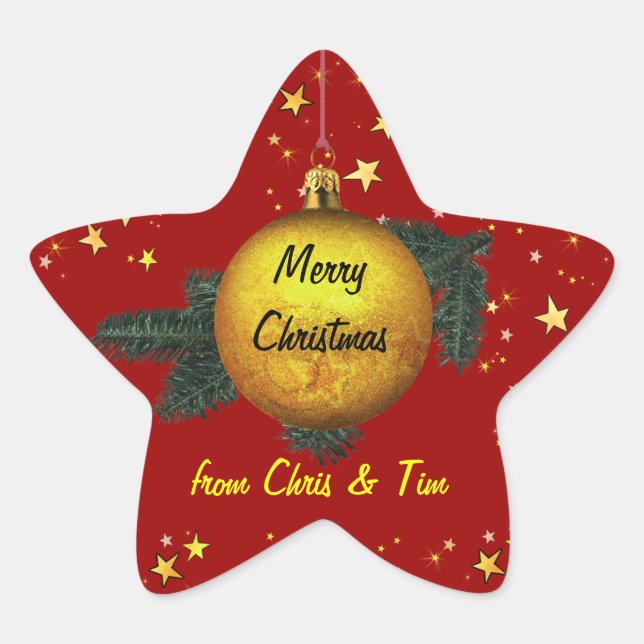 Merry Christmas Gift Tag (Front)