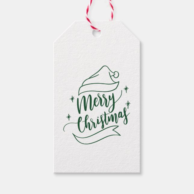 Merry Christmas Gift Tag (Front)