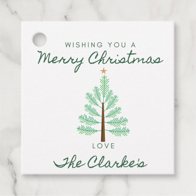 Merry Christmas Gift Tag (Front)