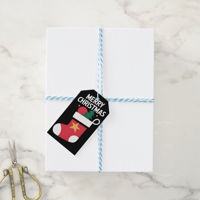 Merry Christmas  Gift Tags (With Twine)