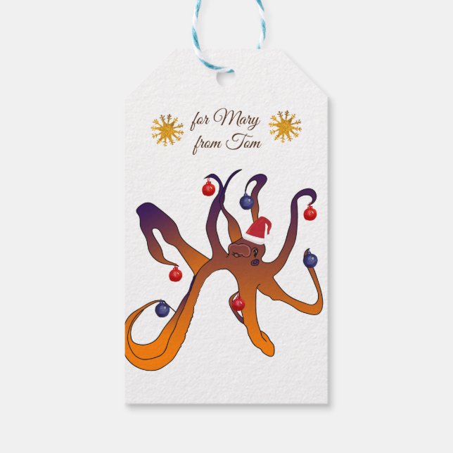 Merry Christmas Gift Tags (Back)