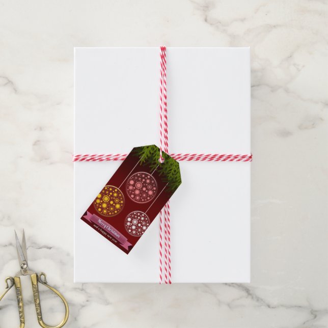 Merry Christmas Gift Tags (With Twine)