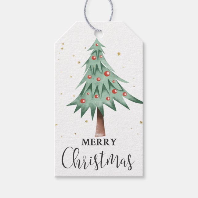Merry Christmas Gift Tags (Front)