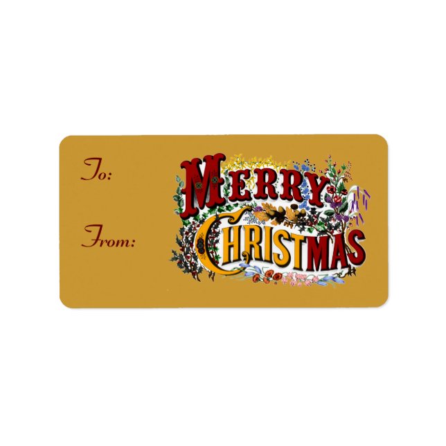Merry Christmas Gift Tags (Front)