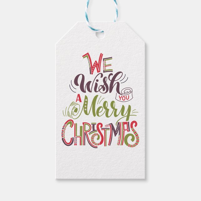 Merry Christmas Gift Tags (We Wish You a Merry Christmas Gift Tag!)