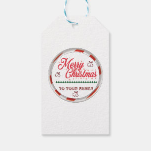 Merry christmas gift tags