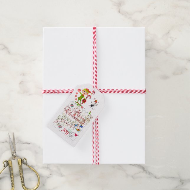 Merry Christmas Gift Tags Calendar 2021 (With Twine)