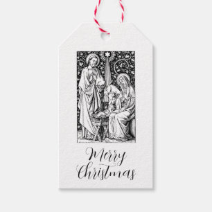 Merry Christmas Gift Tags   Holy Family Nativity 