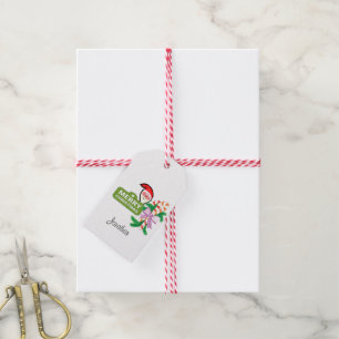 Merry Christmas Gift Tags Santa Claus 