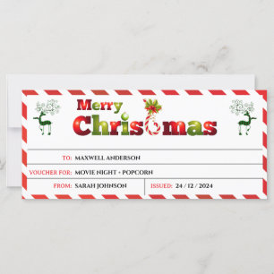 Merry Christmas Gift Voucher