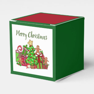 Merry Christmas Gifts Around The Tree Favour Box