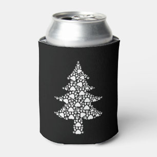 Merry Christmas Gifts Christmas Tree Cat Dog Paw P Can Cooler