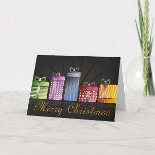 Merry Christmas Gifts Holiday Card
