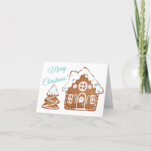 Merry Christmas Ginger Bread Holiday Card