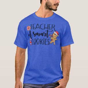 Merry Christmas Ginger Teacher of Smart Cookies Ca T-Shirt