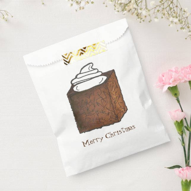 Merry Christmas Gingerbread Cake Sugar and Spice Favour Bags (Sealed)