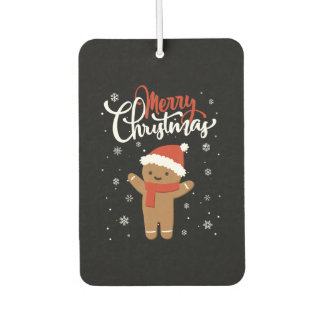 Merry christmas gingerbread | christmas cookie car air freshener