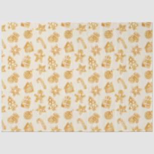 Merry Christmas Gingerbread Cookies Tissue Paper