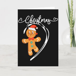Merry Christmas Gingerbread Couple Christmas Pajam Card