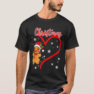 Merry Christmas Gingerbread Couple Christmas T-Shirt
