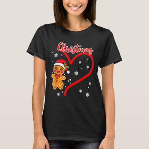 Merry Christmas Gingerbread Couple Christmas T-Shirt