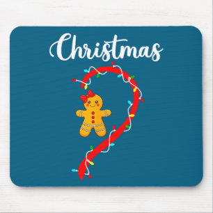 Merry Christmas Gingerbread Couples Xmas Pajamas M Mouse Mat