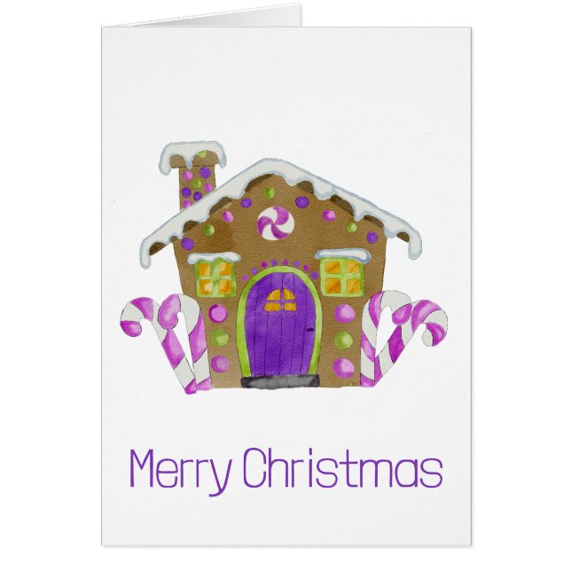 Merry Christmas Gingerbread house (Front)