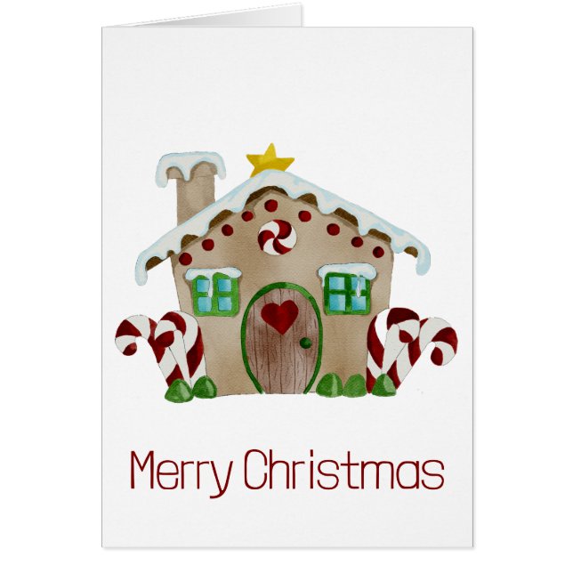 Merry Christmas Gingerbread house (Front)