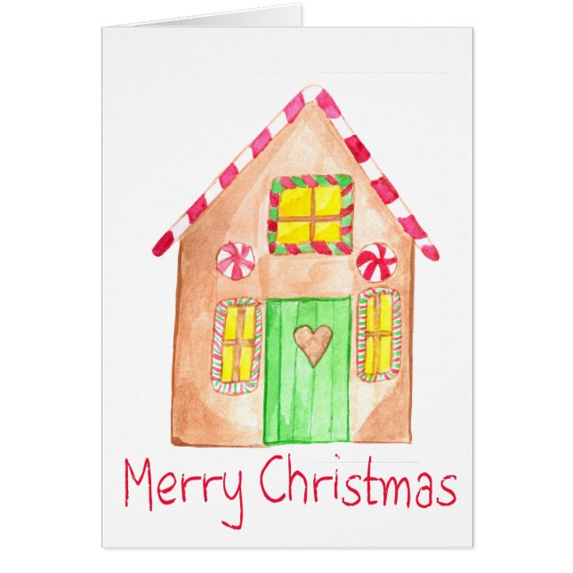 Merry Christmas Gingerbread house (Front)