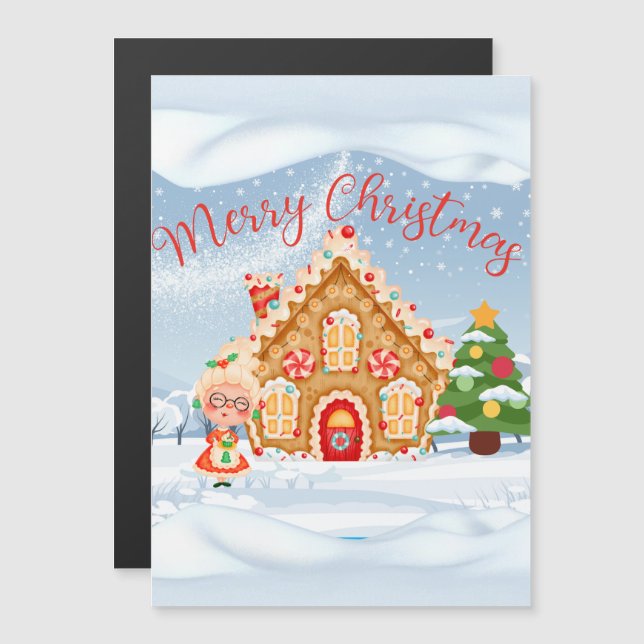 Merry Christmas Gingerbread House (Front/Back)