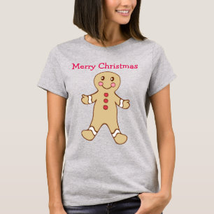Merry Christmas Gingerbread Nightgown T Shirt