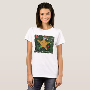 Merry Christmas gingerbread star T-Shirt