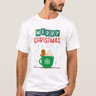 Merry Christmas Gingerbread Tee