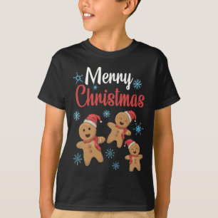 Merry Christmas Gingerbread Xmas Cookies T-Shirt