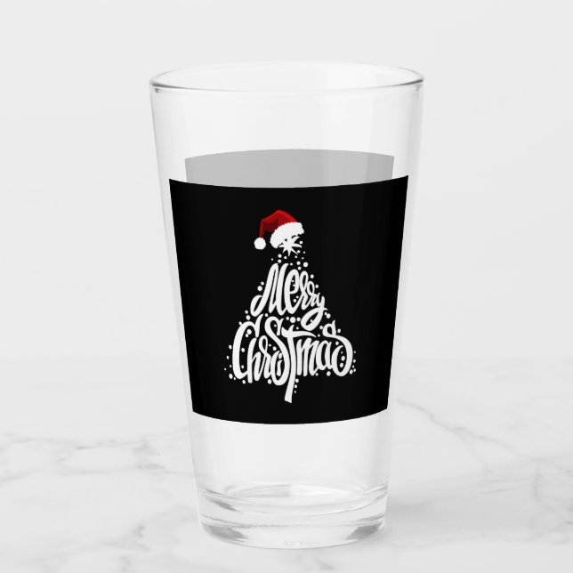 Merry Christmas                              Glass (Front)