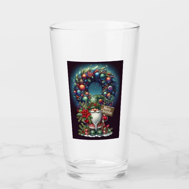 MERRY CHRISTMAS GLASS (Front)