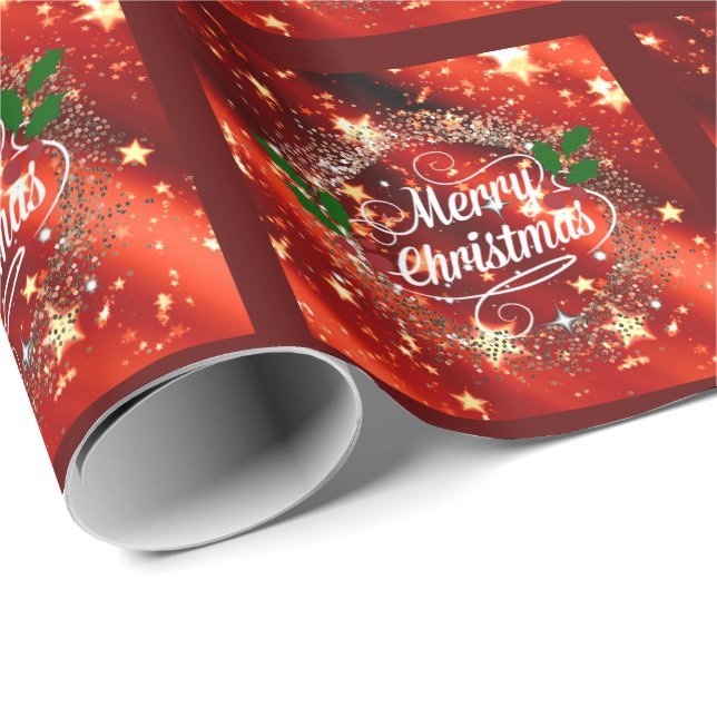 Merry Christmas, Glitter and Shine Wrapping Paper (Roll Corner)