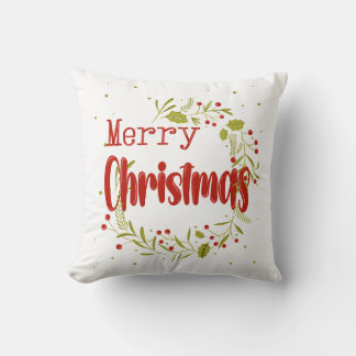 Merry Christmas, global holiday spirit Cushion