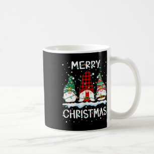 Merry Christmas Gnome Buffalo Plaid Family Xmas Pa Coffee Mug