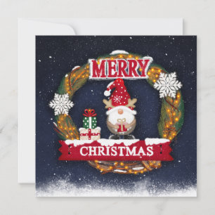 Merry Christmas Gnome Card