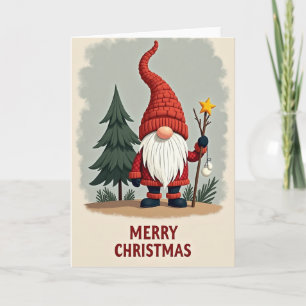 Merry Christmas Gnome Card