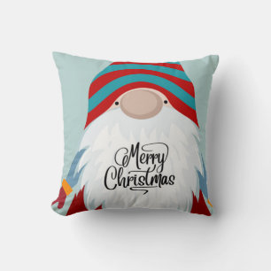 Merry Christmas Gnome Cushion