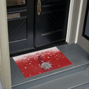 Merry Christmas Gnome Doormat