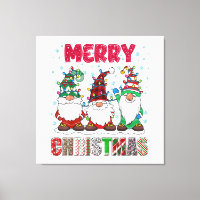 Merry Christmas Gnome Family Funny Xmas Tree