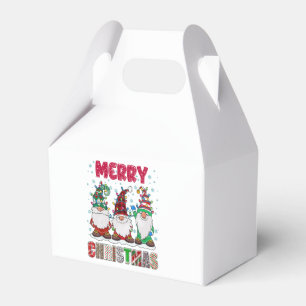 Merry Christmas Gnome Family Funny Xmas Tree Favour Box