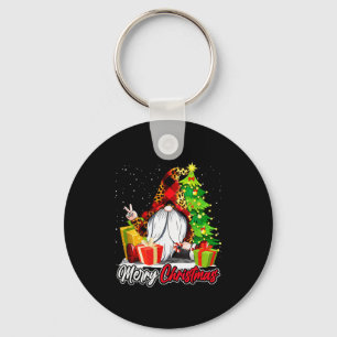 Merry Christmas Gnome Family Matching Pajama Xmas Key Ring