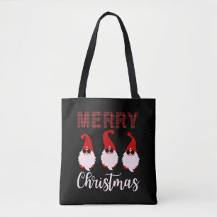 Merry Christmas Gnome Funny Christmas Tote Bag