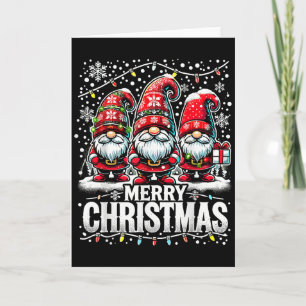 Merry Christmas Gnome Funny Family Christmas  Card
