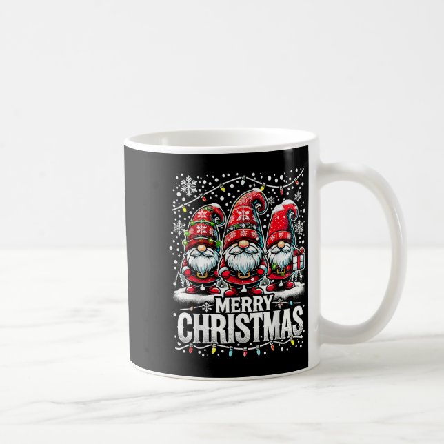 Merry Christmas Gnome Funny Family Christmas  Coffee Mug (Right)