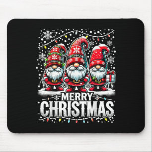 Merry Christmas Gnome Funny Family Christmas  Mouse Mat